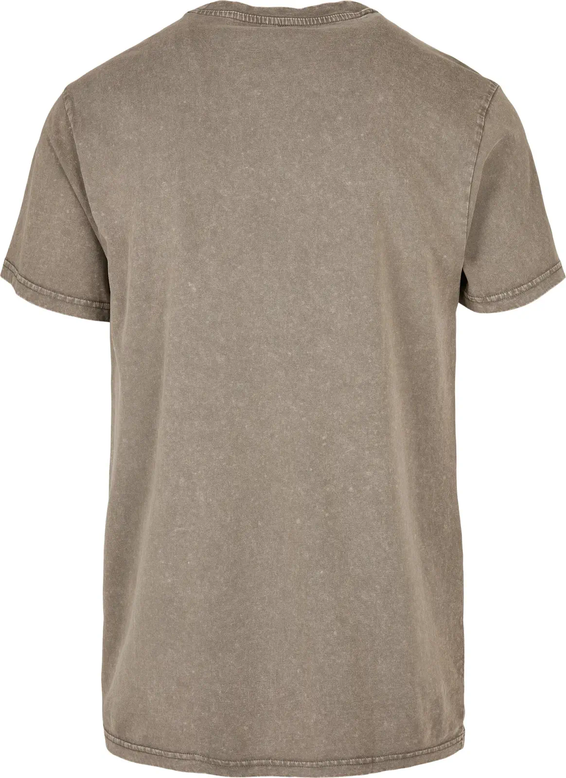 BYB-BY190-acid-washed-round-neck-t-shirt-darkkhaki-back-7 Build Your Brand Acid Washed Round Neck Tee