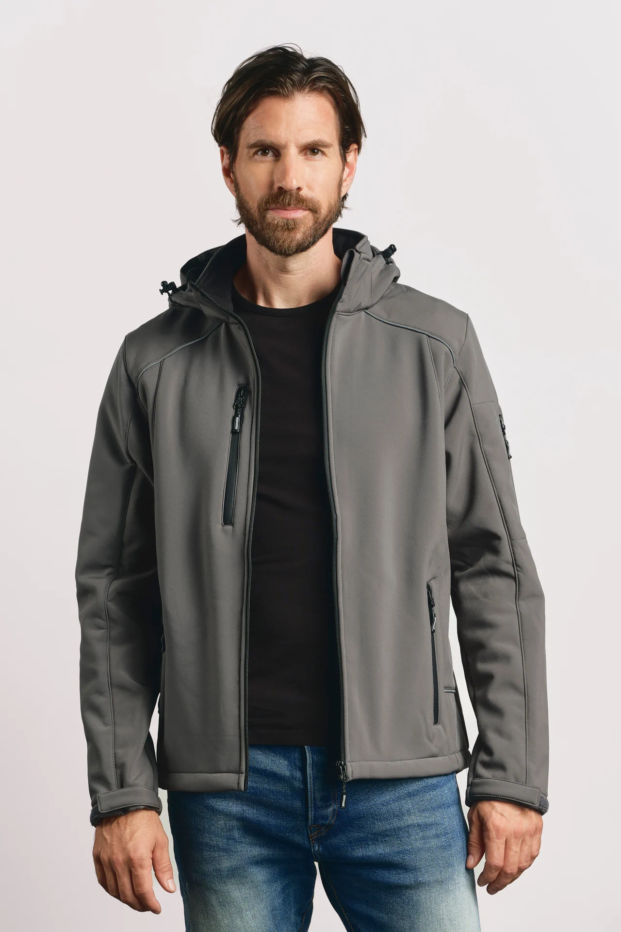 promodoro-7860-mens-warm-softshell-jacket-steelgrey-model-0 Promodoro Men´s Warm Softshell Jacket