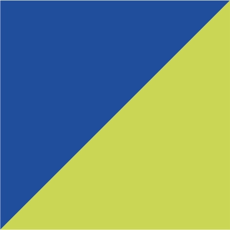ocean blue/lime