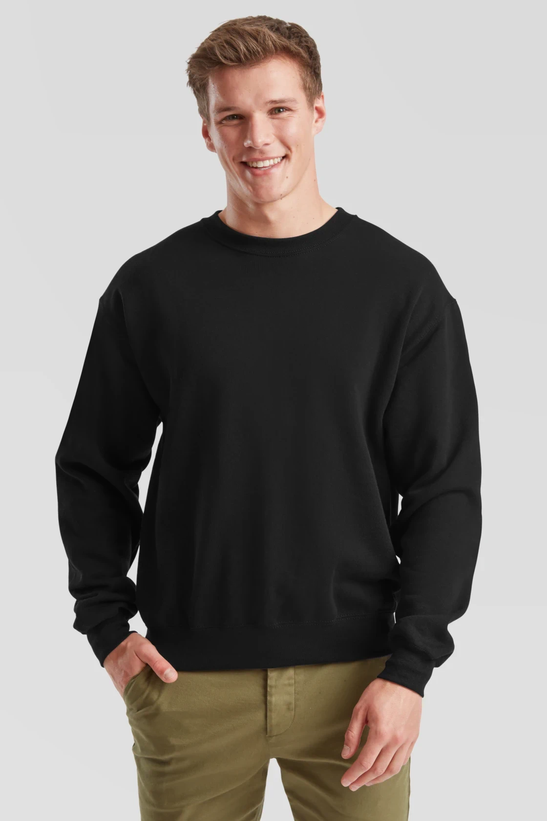 fruit-of-the-loom-62-202-0-classic-set-in-sweatshirt-black-model-0 F.O.L. Classic Set-In Sweat
