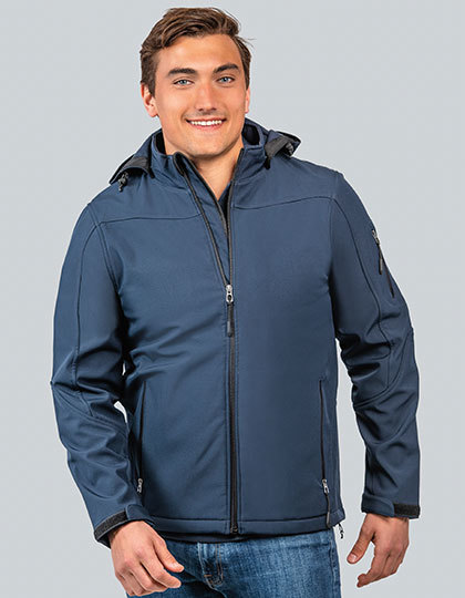 HRM Men´s Hooded Soft-Shell Jacket HRM Men´s Hooded Soft-Shell Jacket