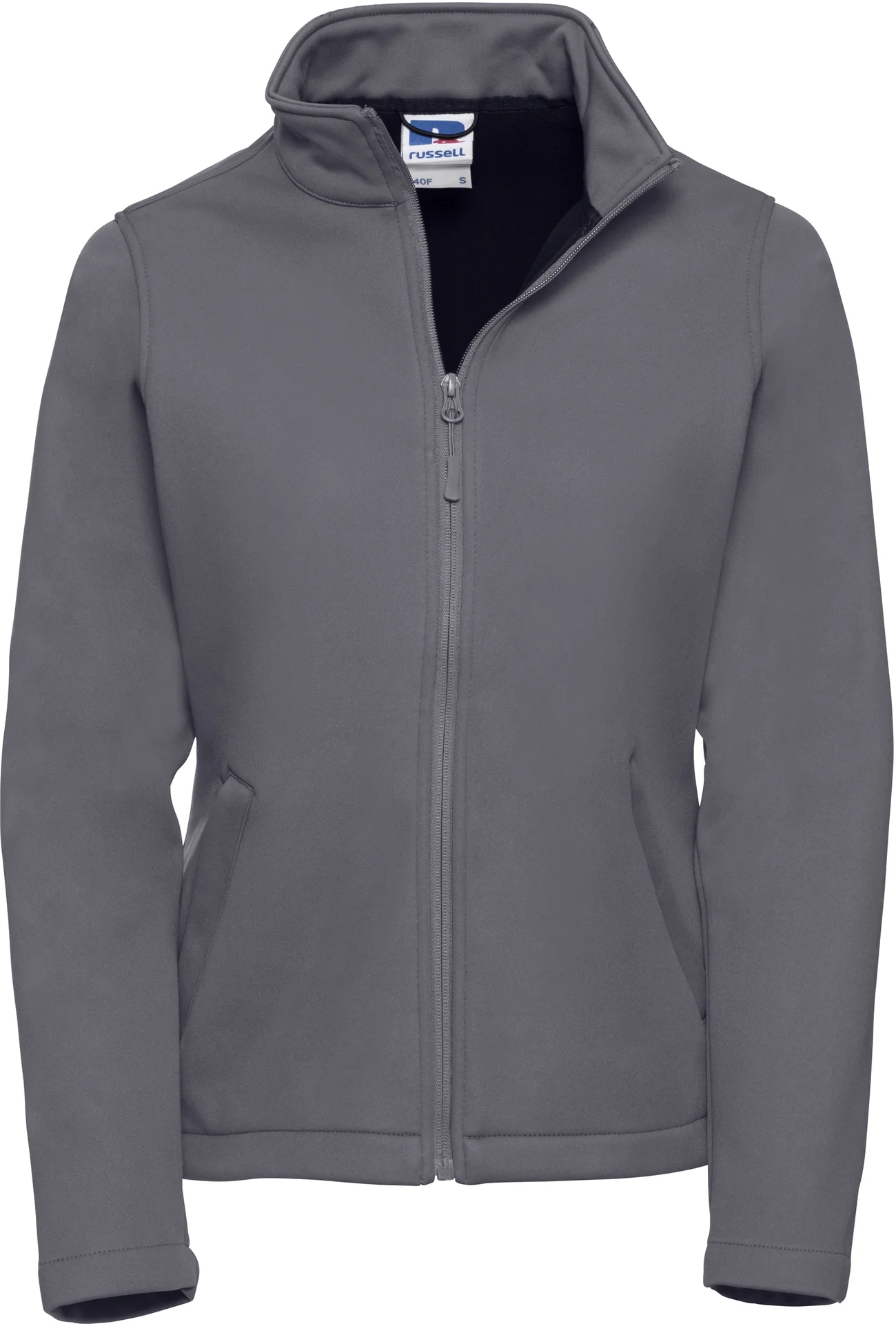 russell-r040f-ladies-smart-softshell-jacket-convoygrey-front-3 Russell Ladies Smart Softshell Jacket