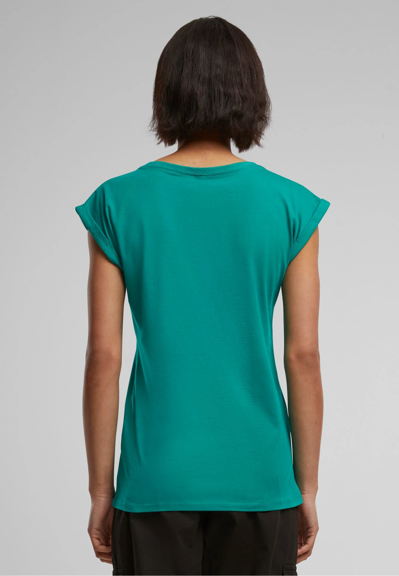 Build Your Brand Ladies Extended Shoulder Tee