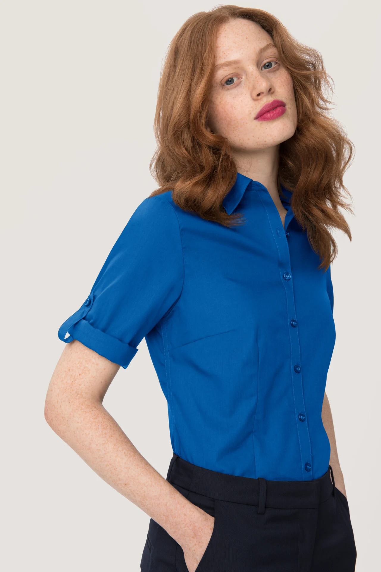 HAKRO Bluse Vario 3/4 Arm 120 Mikralinar® HAKRO Bluse Vario 3/4 Arm 120 Mikralinar®