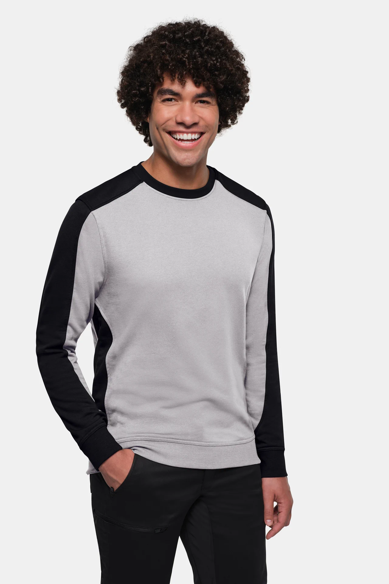 HAKRO Sweatshirt 549 Contrast MIKRALINAR® ECO