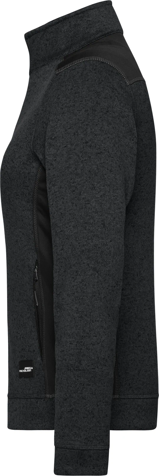 James & Nicholson Ladies Knitted Workwear Fleece Jacket -STRONG-