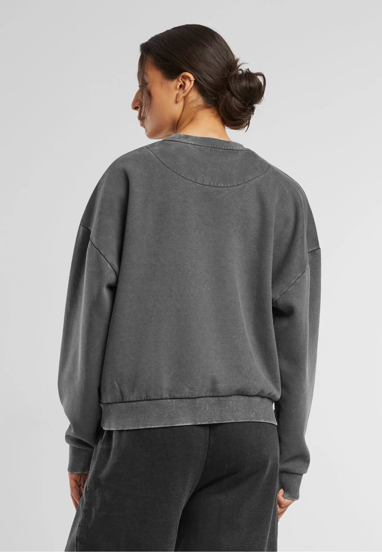 Build Your Brand Ladies Vintage Heavy Crewneck
