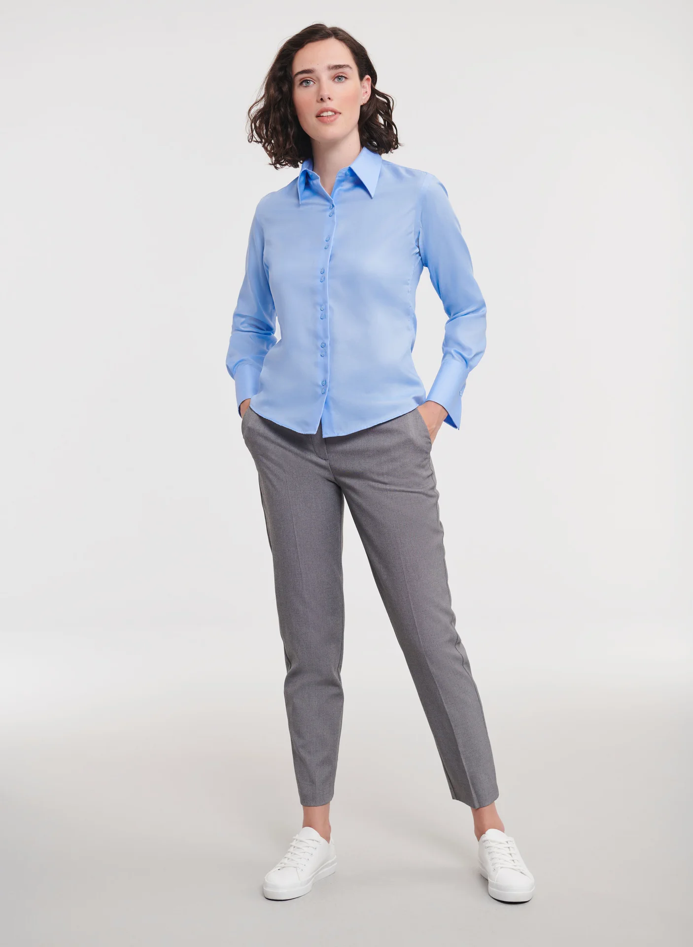 Russell Ladies Long Sleeve Ultimate Non-Iron Shirt