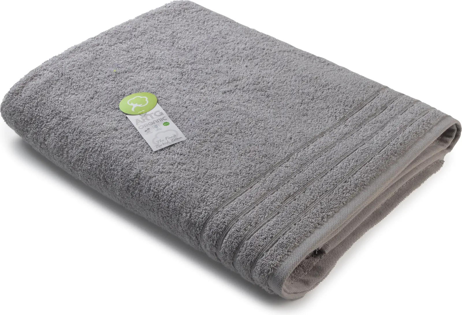 artg-ar506-organic-beach-towel-grey-front-1 ARTG Organic Beach Towel