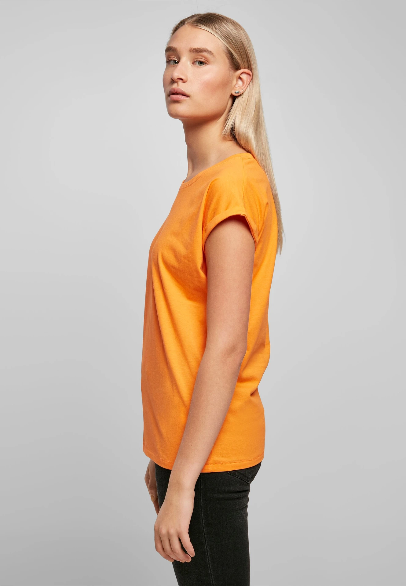 Build Your Brand Ladies Extended Shoulder Tee