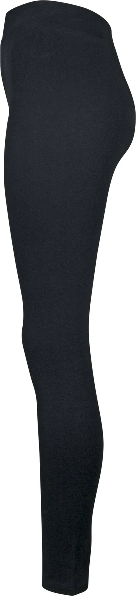 BYB-BY099-ladies-stretch-jersey-leggings-black-right-8 Build Your Brand Ladies Stretch Jersey Leggings