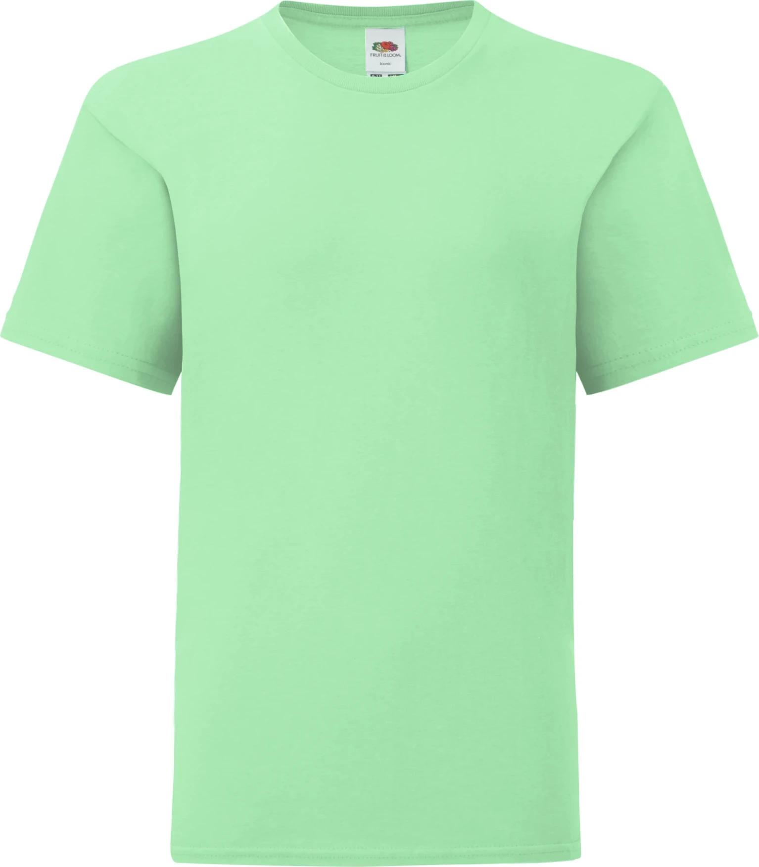 fruit-of-the-loom-61-023-0-kids-iconic-t-shirt-neomint-4 F.O.L. Kids Iconic T