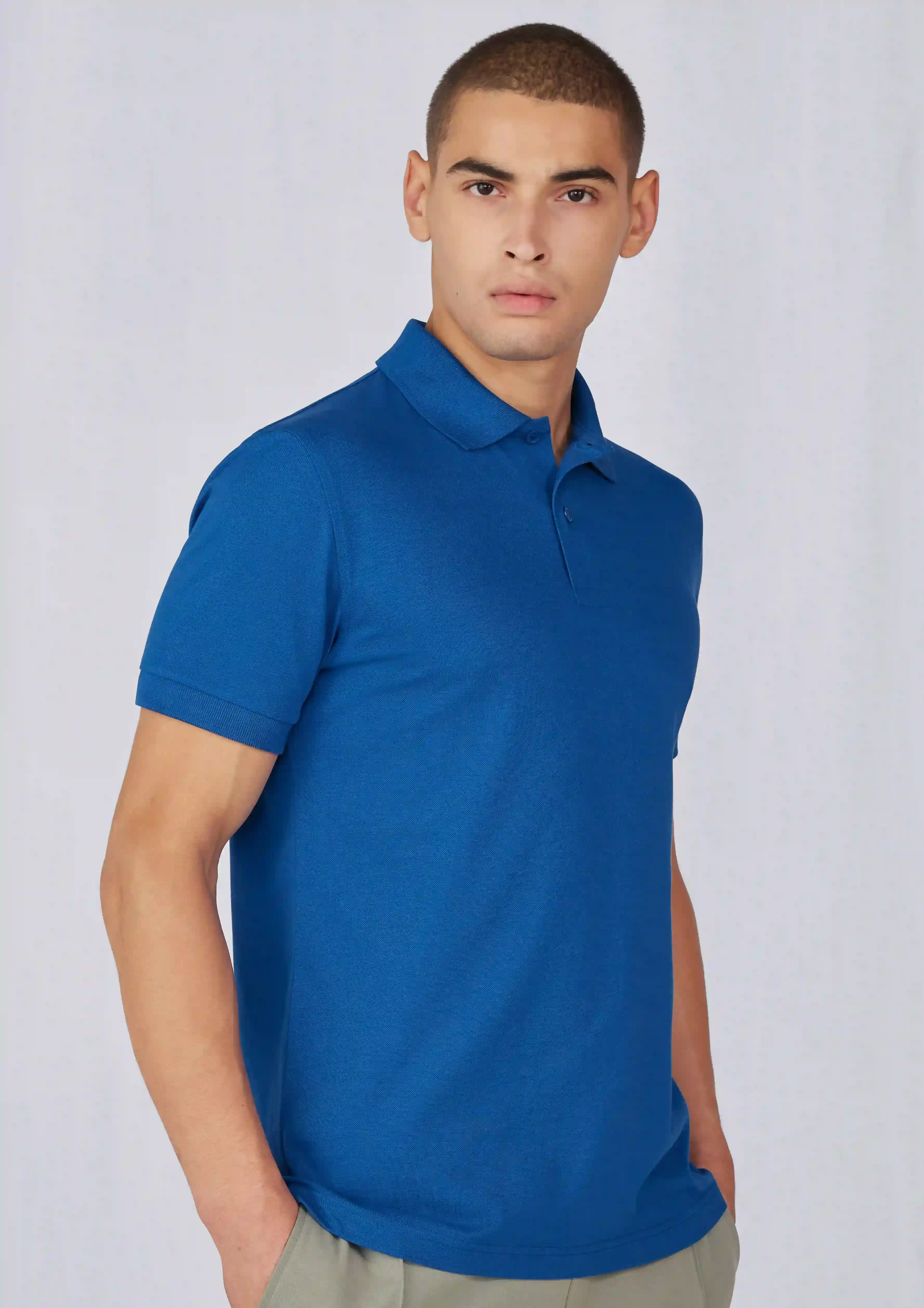 BC_PU428_royal_0 B&C My Eco Polo 65/35_°