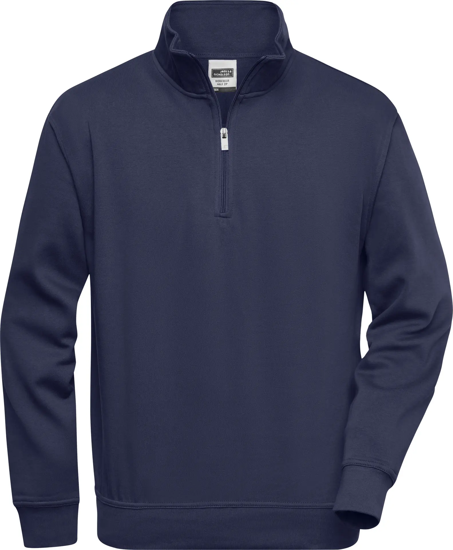 James & Nicholson Workwear Half Zip Sweat