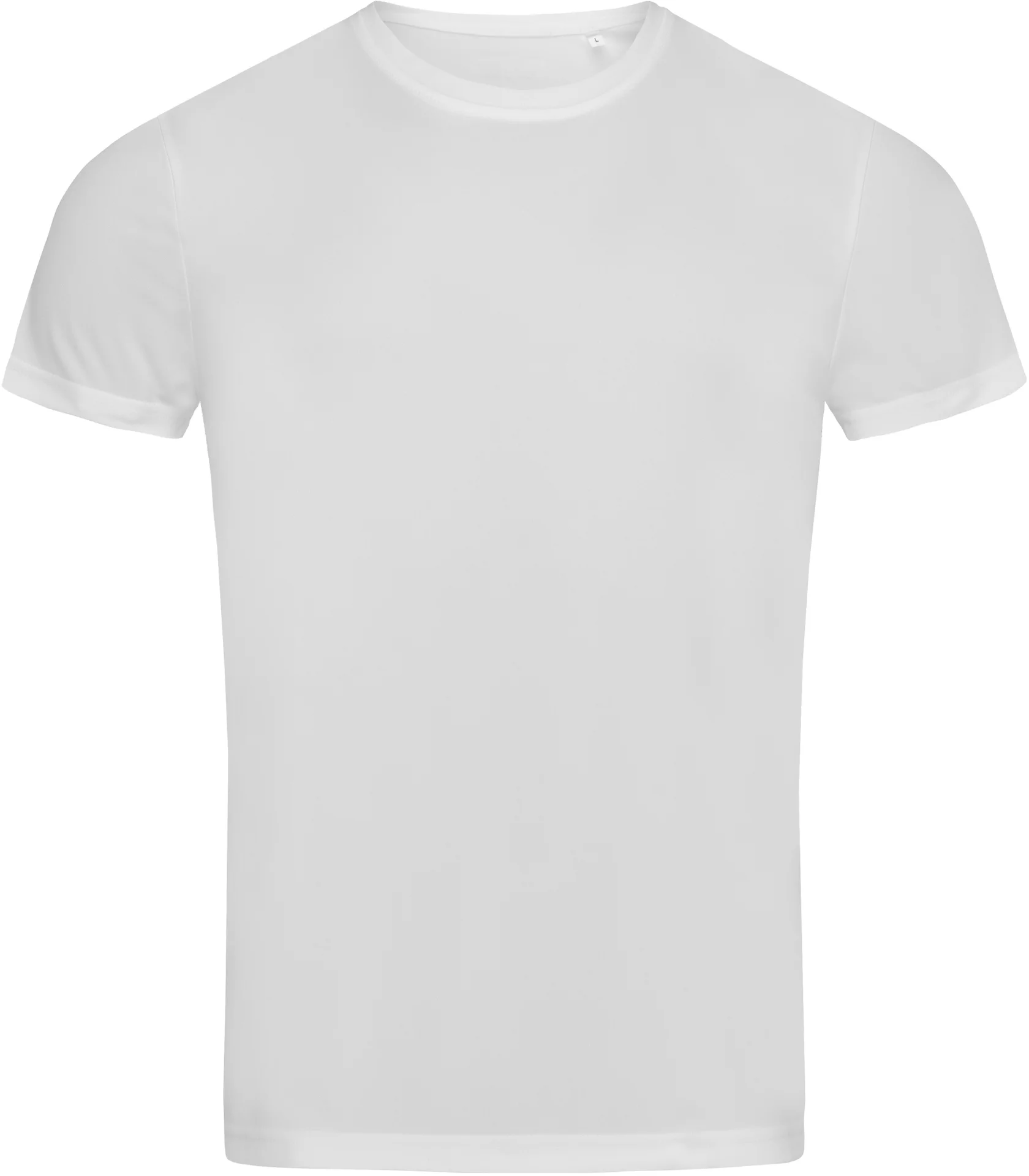 stedman-st8000-sports-t-shirt-men-white-front-4 Stedman Active Sports-T Crew Neck