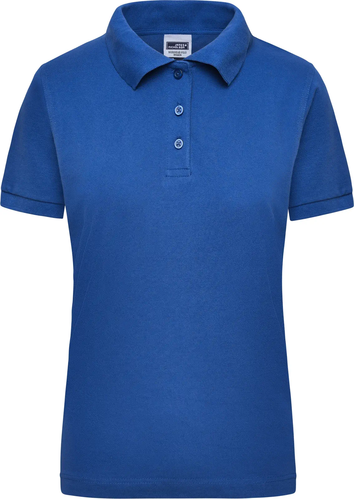 jn803-workwear-poloshirt-women-royal-front-3 James & Nicholson Ladies Workwear Polo