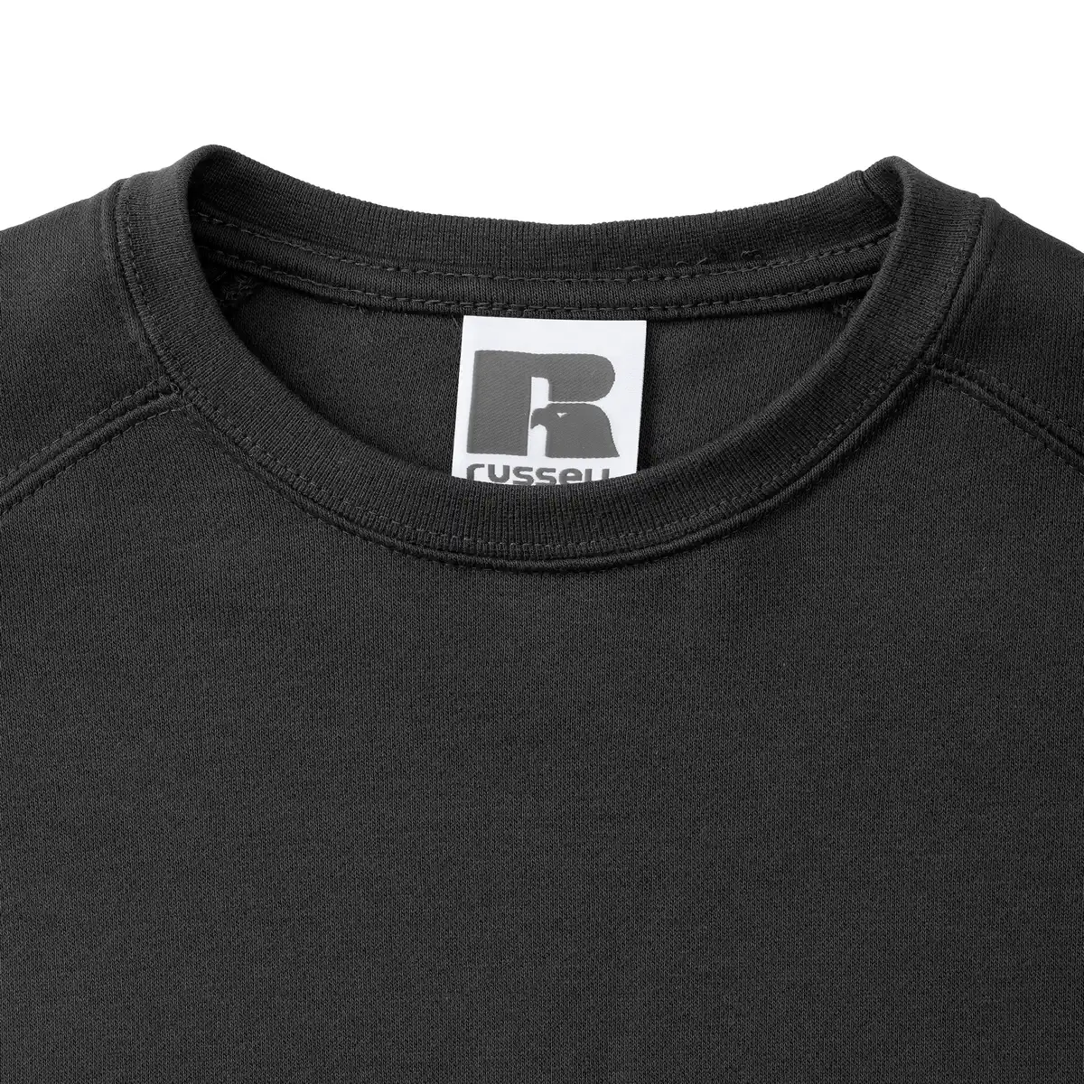 russell-r013m-adults-heavy-duty-crew-neck-sweatshirt-black-detail-6 Russell Heavy Duty Workwear Sweatshirt