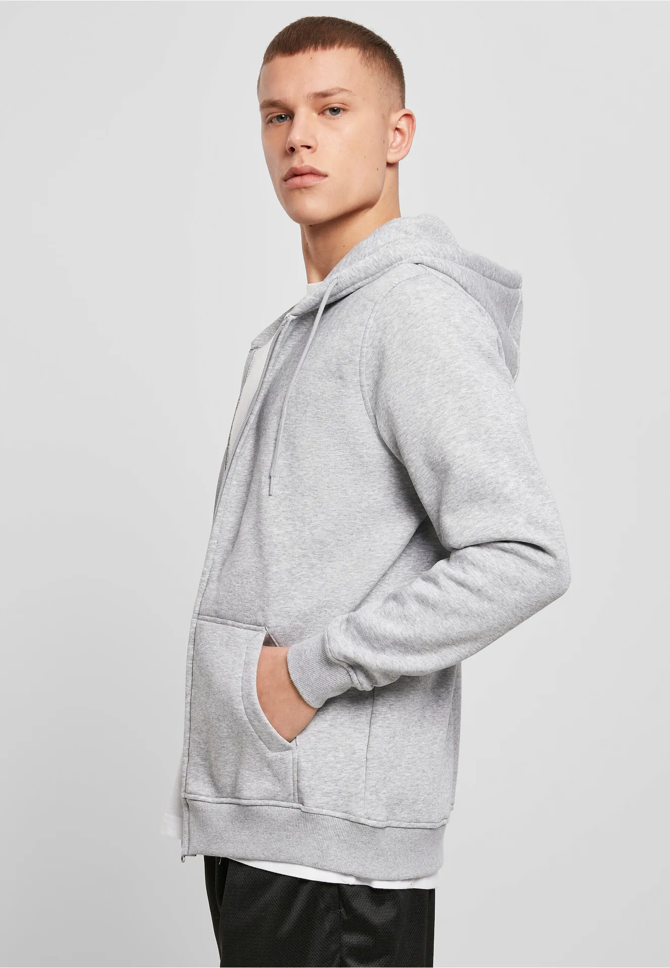 Build Your Brand Heavy Zip Hoody