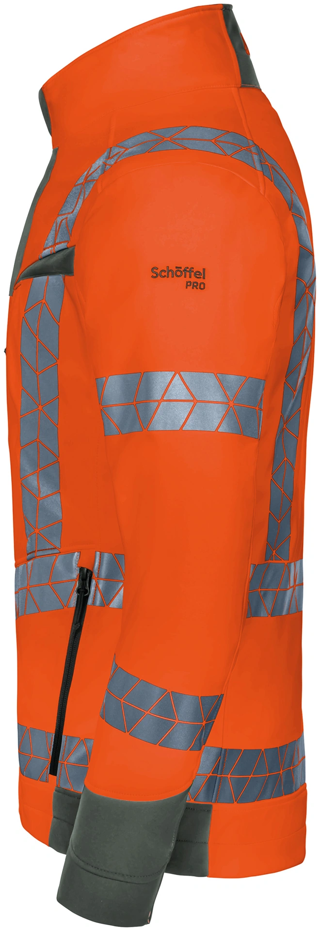 Schöffel PRO 7704 LEUCHTKEGEL Warnschutz Softshelljacke