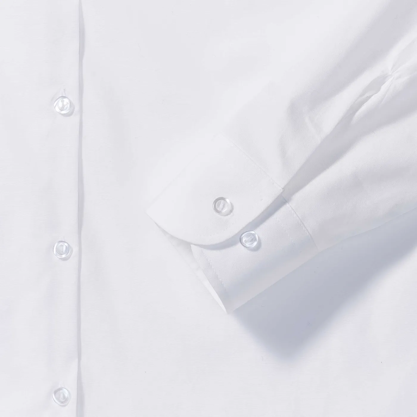 Russell Ladies Long Sleeve Pure Cotton Easy Care Poplin Shirt