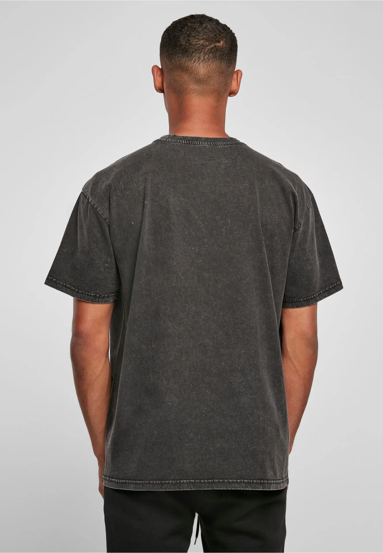 Build Your Brand Acid Washed Heavy Oversize Tee
