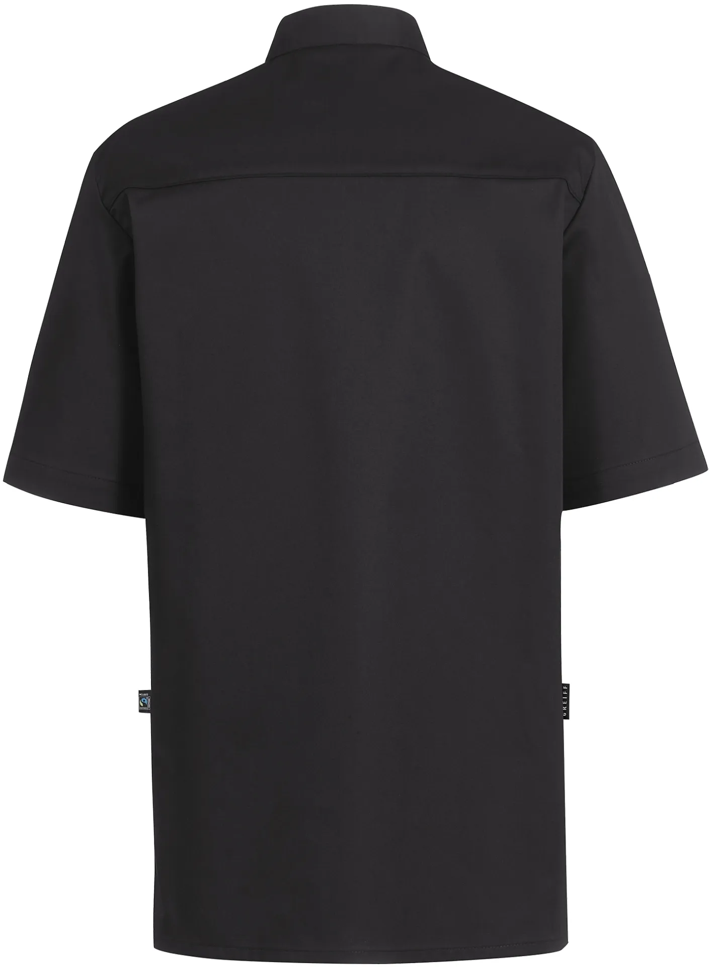 GREIFF Kochjacke kurzarm mit verdeckter Knopfleiste Regular Fit