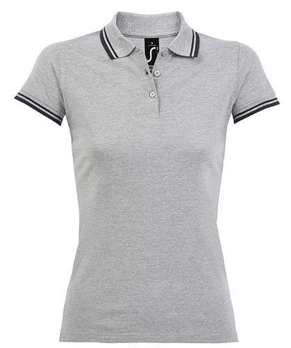grey melange/navy