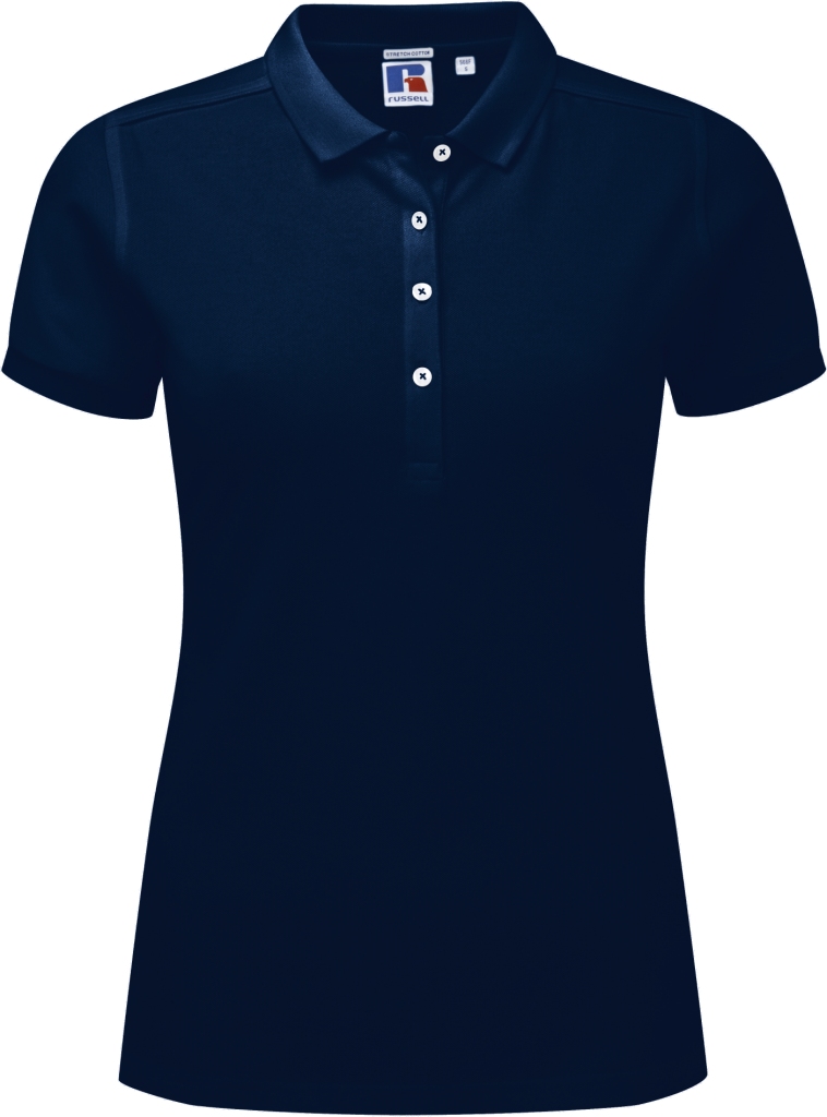 Russell Ladies Fitted Stretch Polo Russell Ladies Fitted Stretch Polo