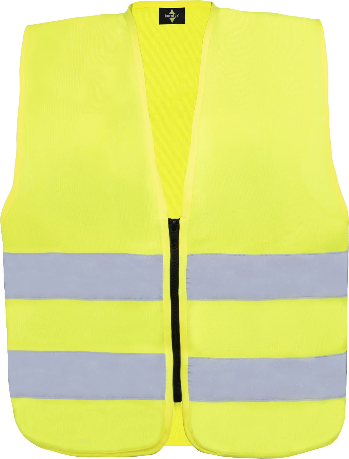 korntex-kwrx-kids-hi-vis-safety-vest-with-zipper-aalborg-signalyellow-front-3 Korntex Kids´ Hi-Vis Safety Vest with Front Zipper Aalborg