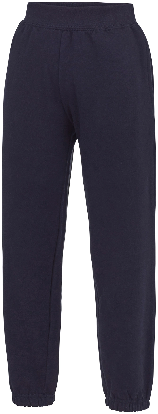justhoods-jh072j-kids-cuffed-jogpants-newfrenchnavy-front-1 Just Hoods Kids Cuffed Jogpants