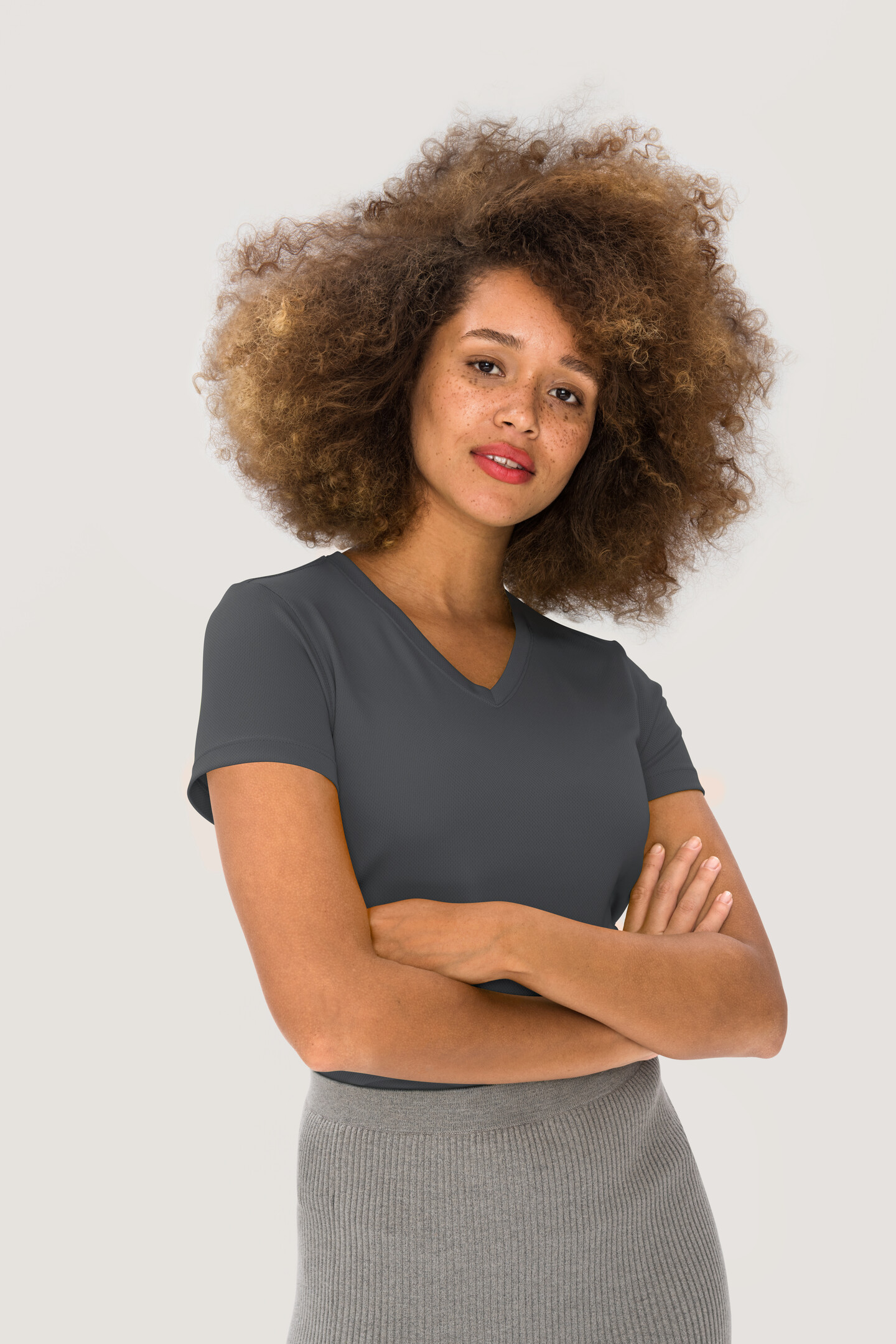 HAKRO Women-V-Shirt 187 Coolmax HAKRO Women-V-Shirt 187 Coolmax