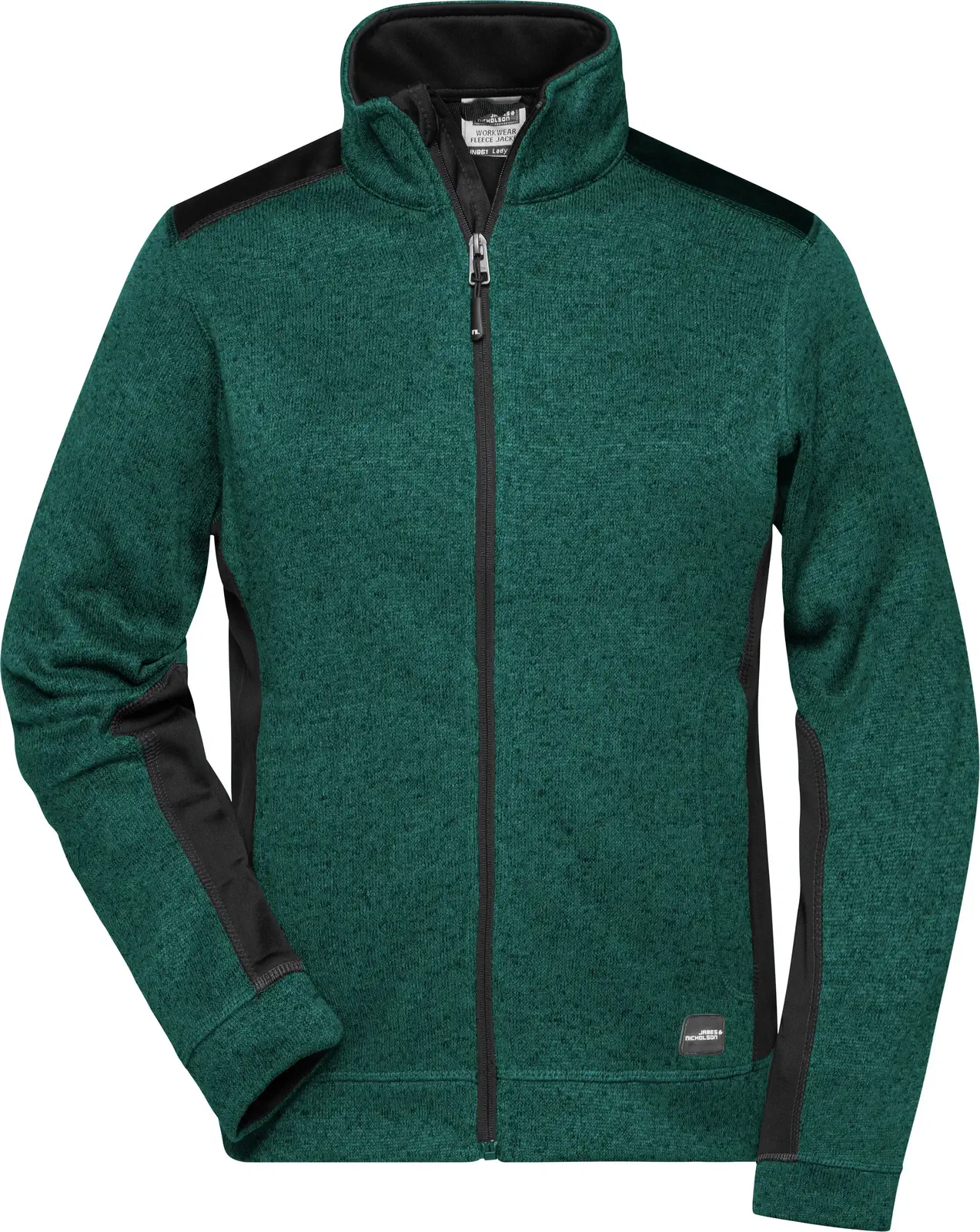 James & Nicholson Ladies Knitted Workwear Fleece Jacket -STRONG-