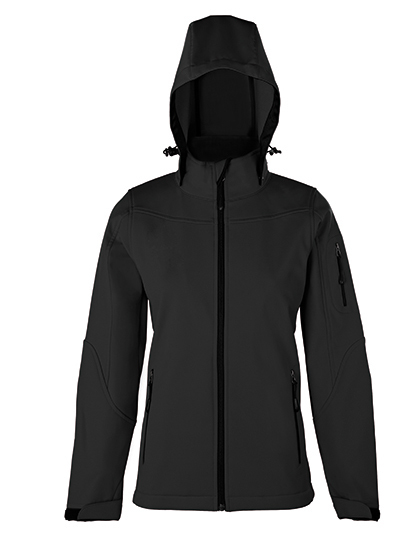 HRM Women's Hooded Soft-Shell Jacket