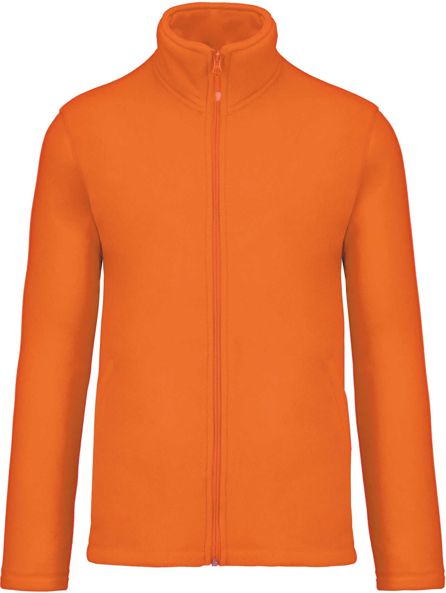 kariban-K911-microfleece-jacke-falco-fluorescentorange-front-3 Kariban Microfleece Jacke "Falco"