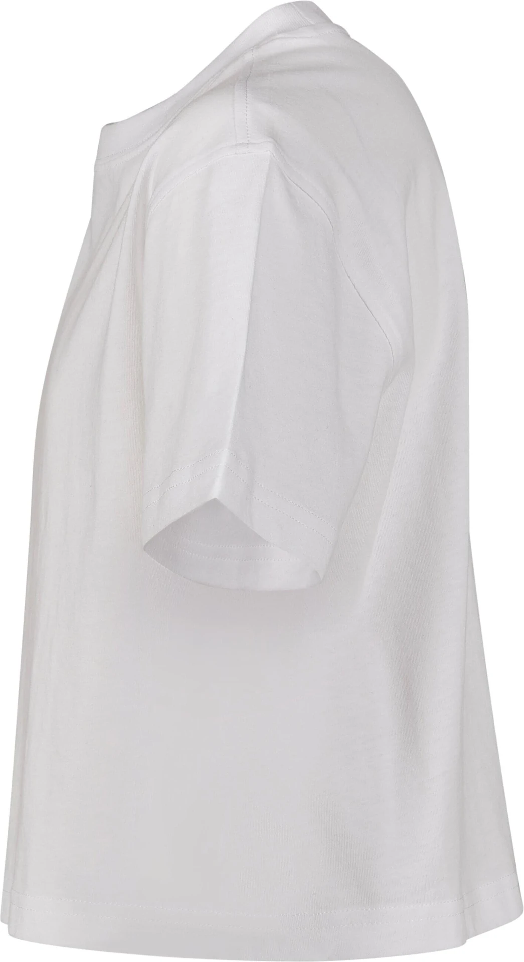 Build Your Brand Girls Cropped Jersey Tee