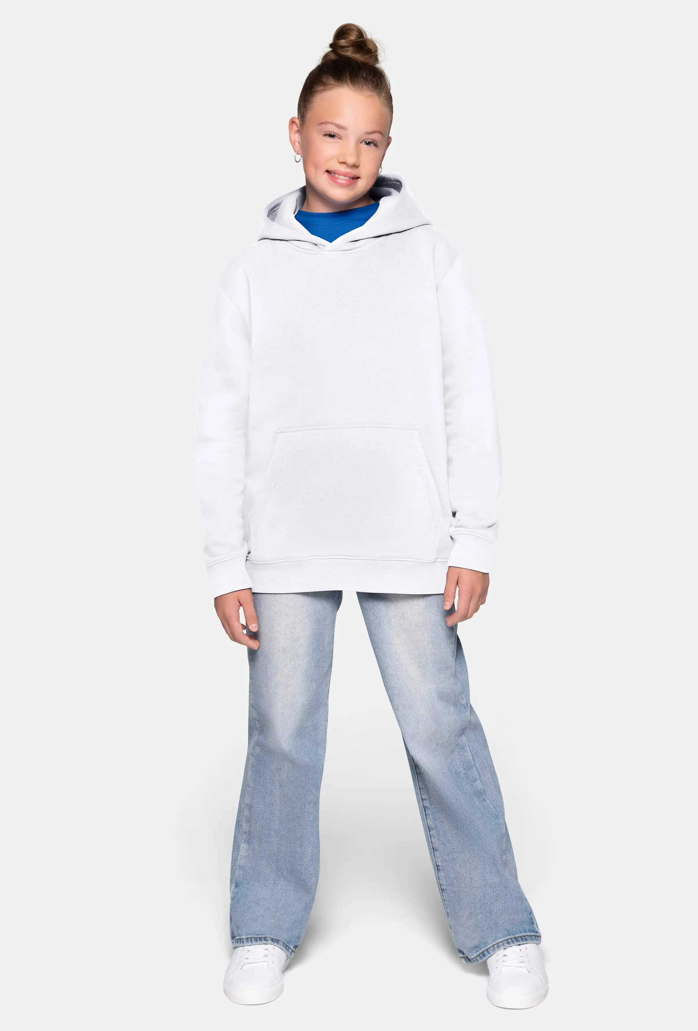 HAKRO Kinder Kapuzen-Sweatshirt 562 Bio-Baumwolle