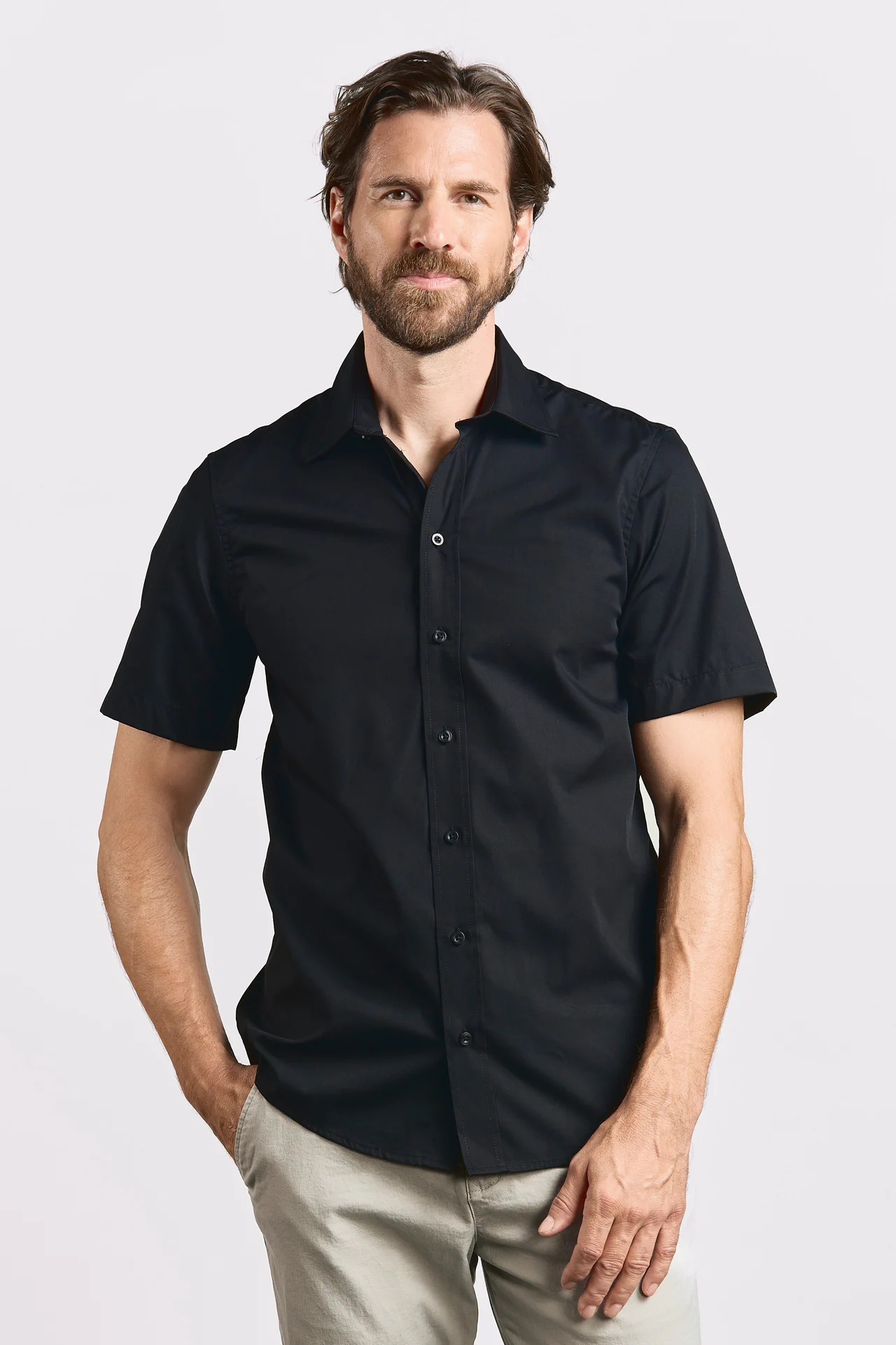 Promodoro Men´s Poplin Shirt Short Sleeve