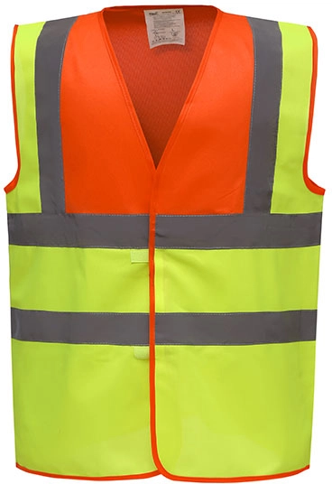 YOKO High Visability 2 Bands & Braces Waistcoat