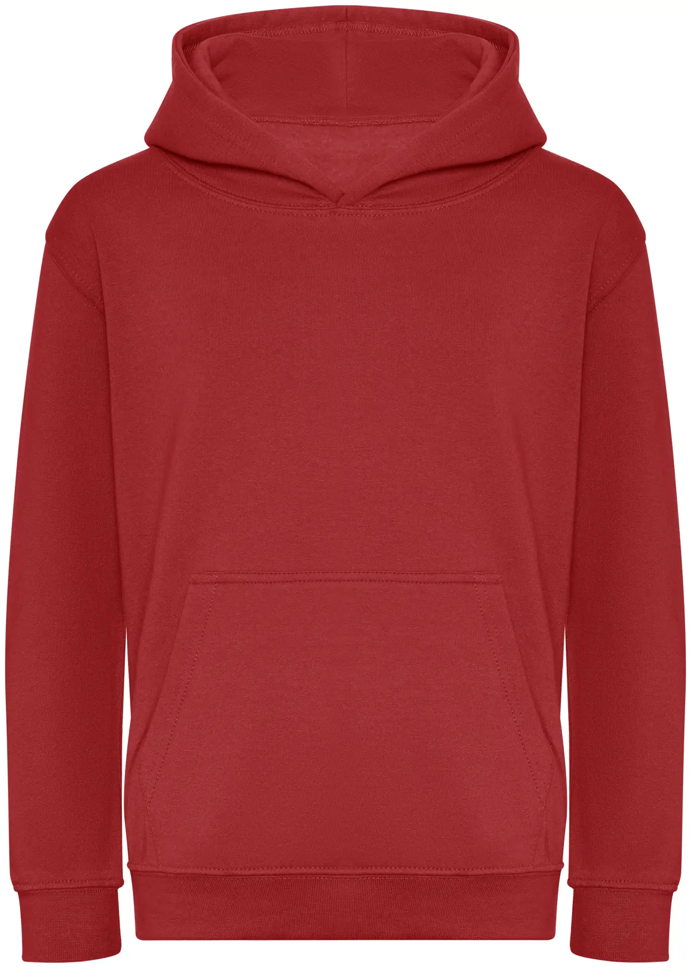 justhoods-jh201j-kids-organic-hoodie-firered-front-1 Just Hoods Kids Organic Hoodie