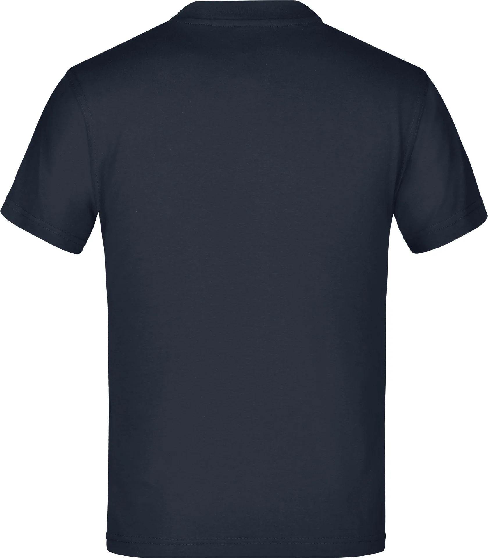 jn019-junior-basic-t-shirt-navy-back-5 James & Nicholson Junior Basic-T