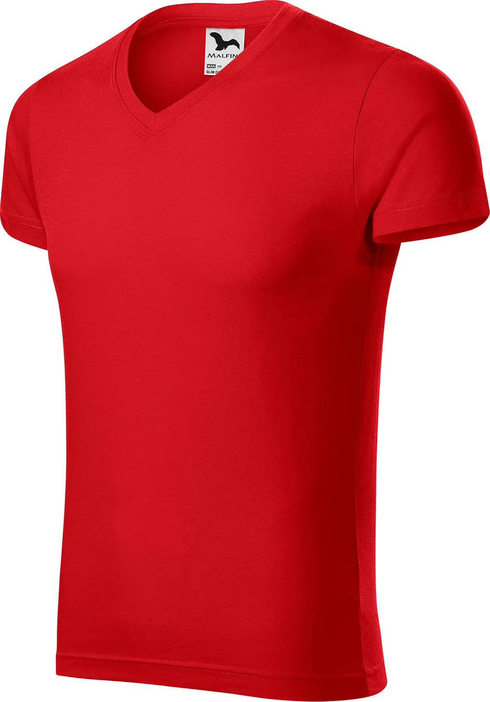 MALFINI T-Shirt Slim Fit V-Neck 146