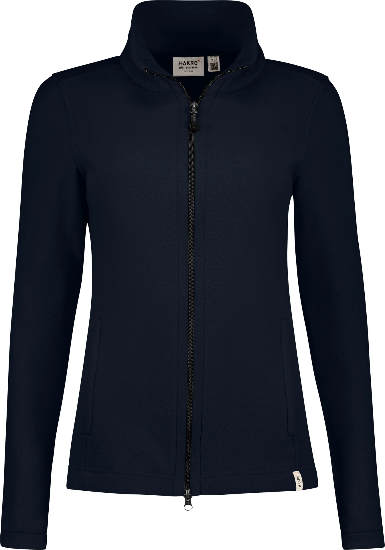 hakro-246-damen-fleecejacke-eco-tinte-front-1 HAKRO Damen Fleecejacke ECO 246