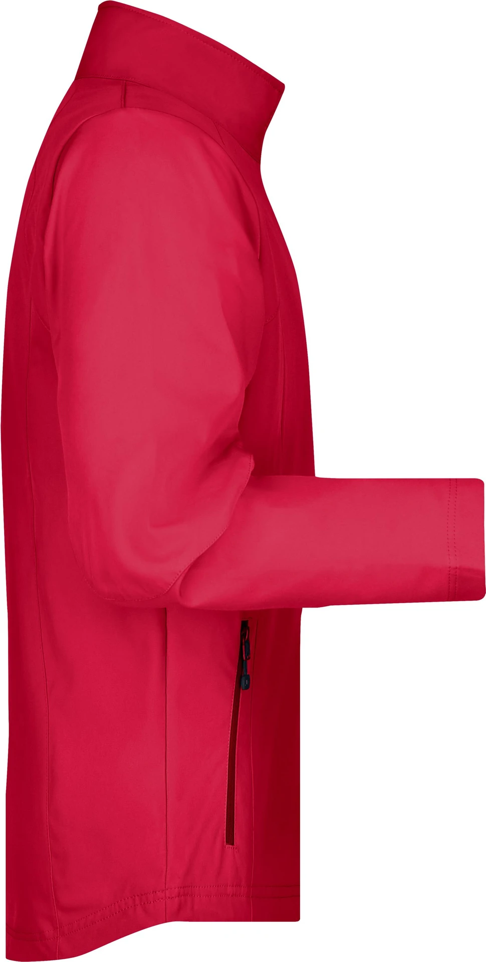 jn1020-mens-softshell-jacket-red-right-6 James & Nicholson Men's Softshell Jacket