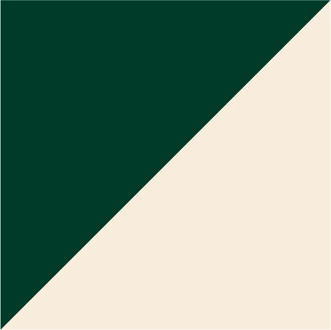 bottle green/off white