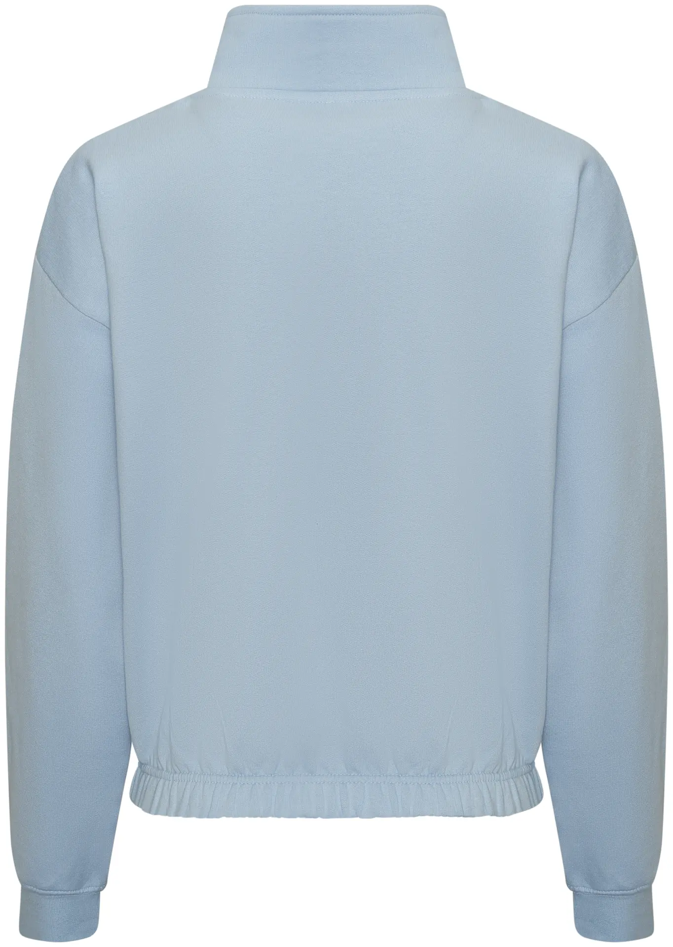 justhoods-jh037-womens-cropped-quarter-zip-sweatshirt-skyblue-back-3 Just Hoods Women's Cropped 1/4 Zip Sweat