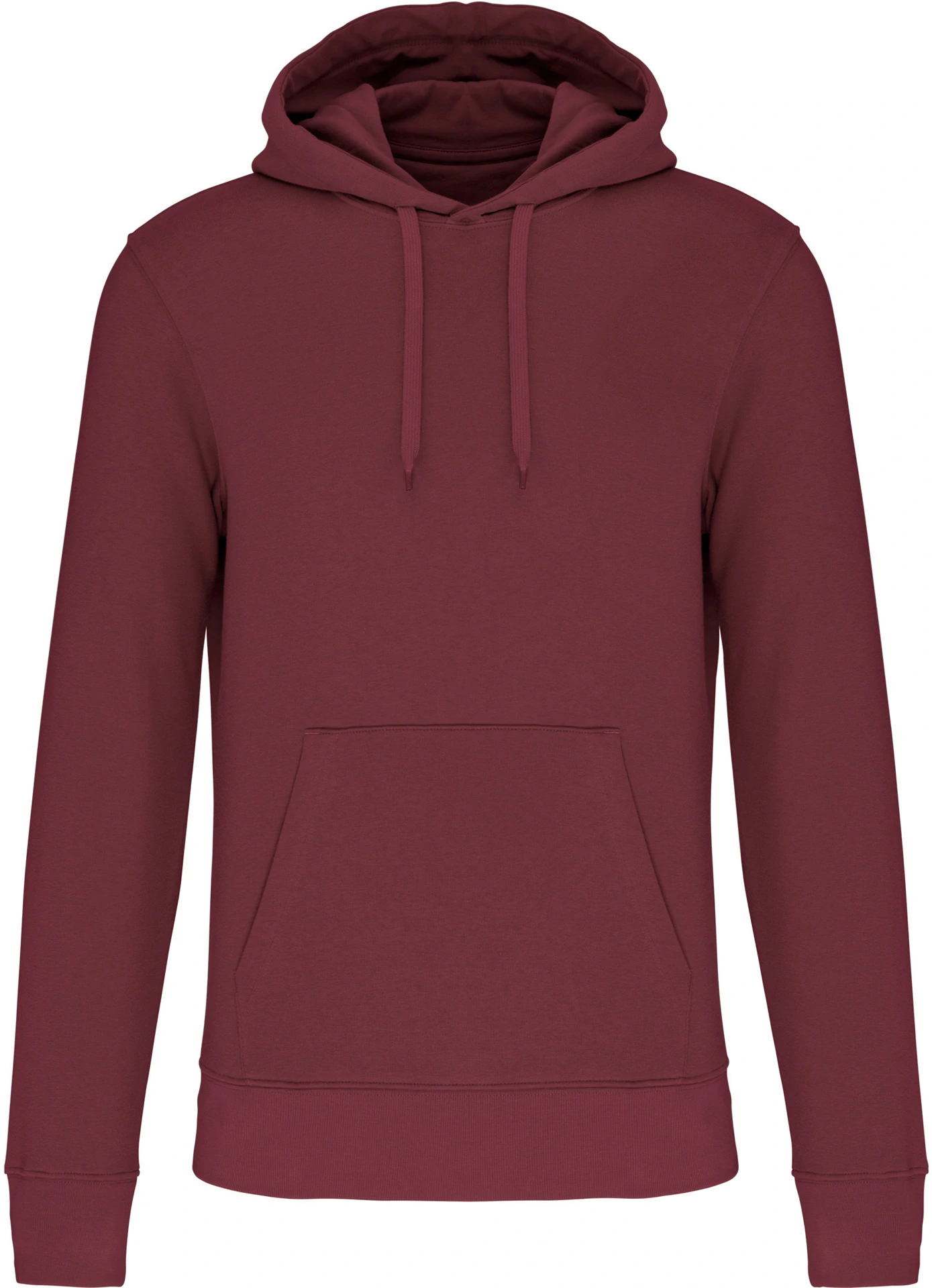 kariban-K4027-umweltfreundlicher-herren-kapuzen-sweater-wine-front-3 Kariban Umweltfreundlicher Herren Kapuzen Sweater