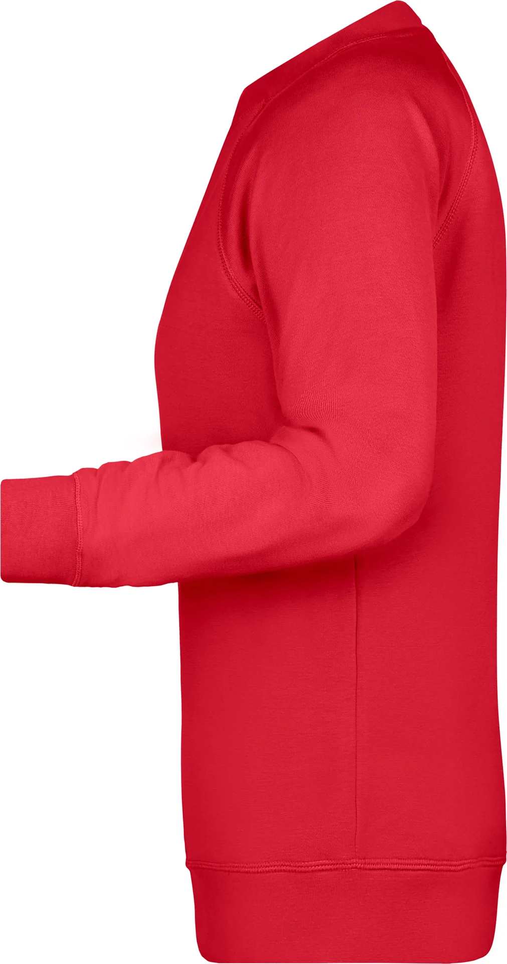 JN8021-ladies-sweatshirt-red-left-4 James & Nicholson Ladies Sweat