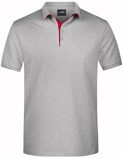 James & Nicholson Men's Polo Single Stripe James & Nicholson Men's Polo Single Stripe