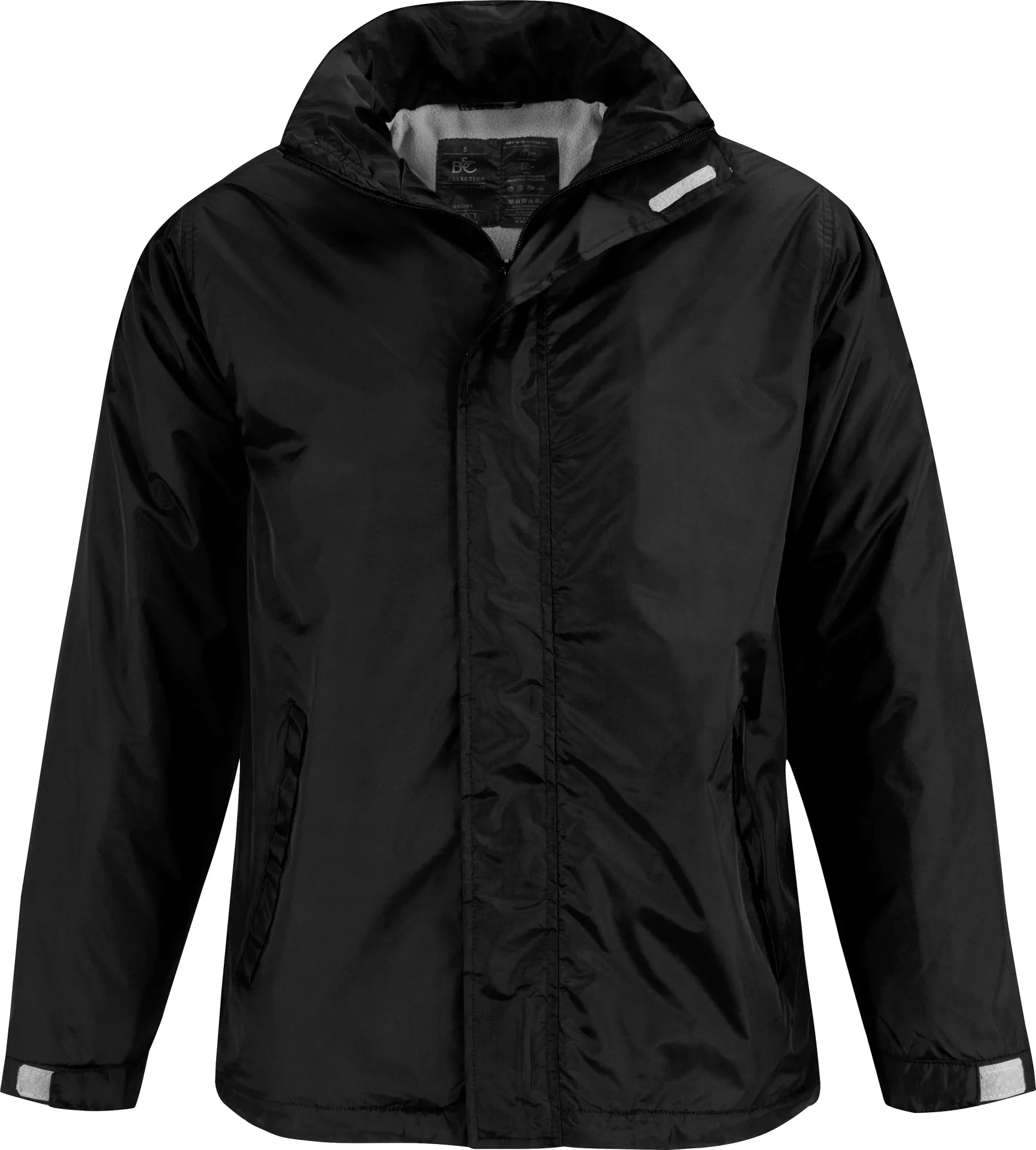BC-JU824-OceanShore-black-0 B&C Ocean Shore Jacket