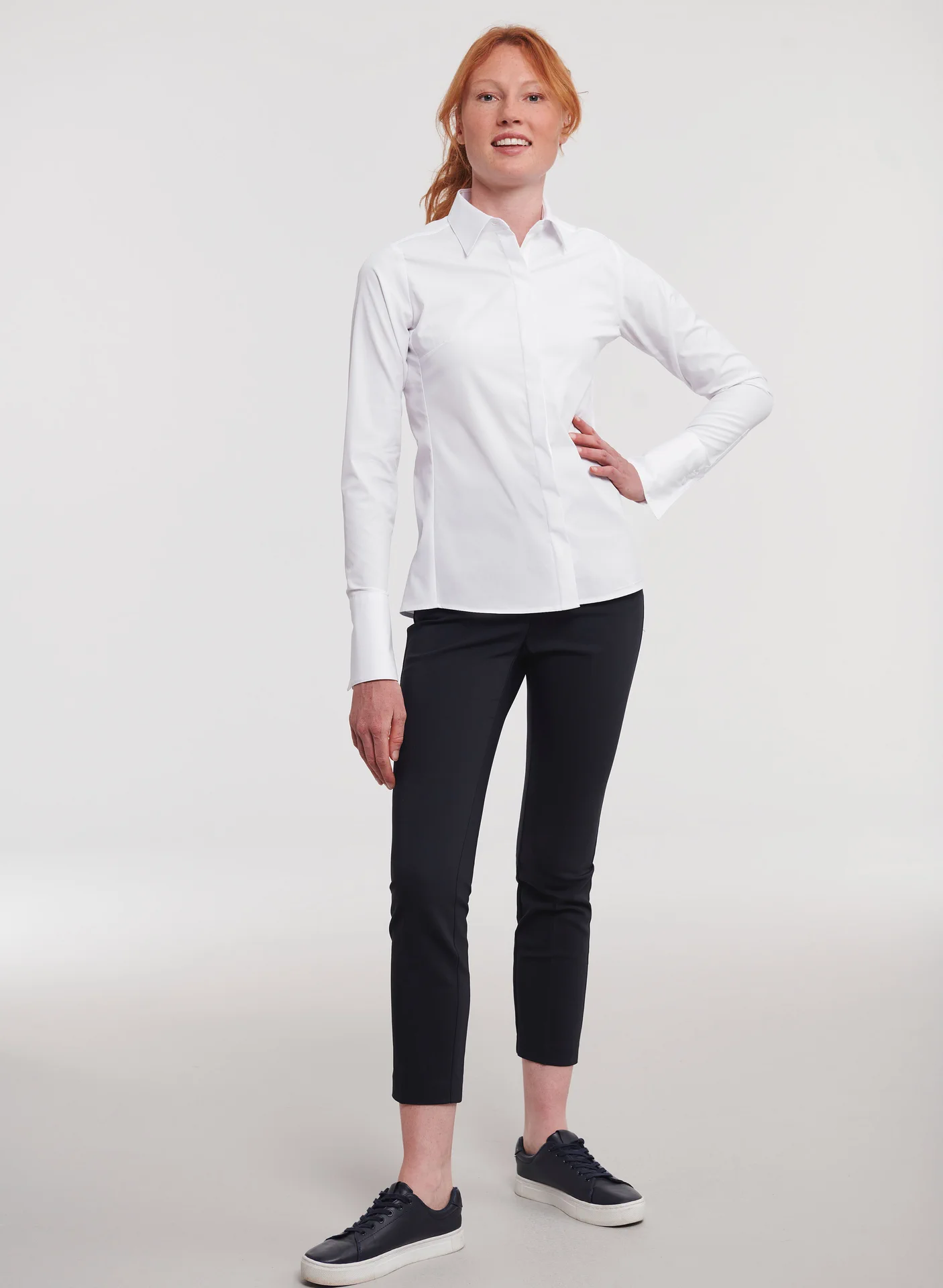 Russell Ladies Long Sleeve Ultimate Stretch Shirt